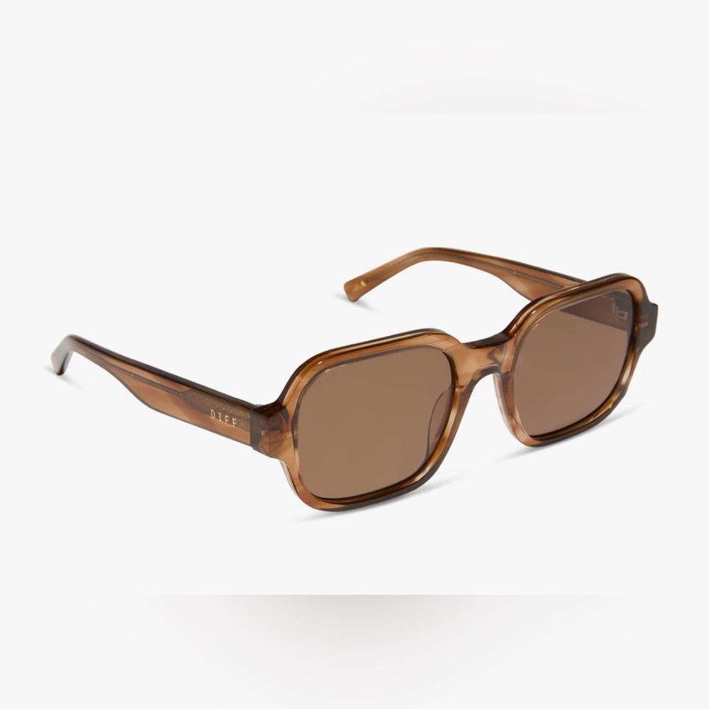 Aspyn Ovard Lola Sunglasses | DIFF Eyewear | Tortoise Brown